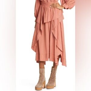Ulla a Johnson Keaton tiered skirt SIZE 2